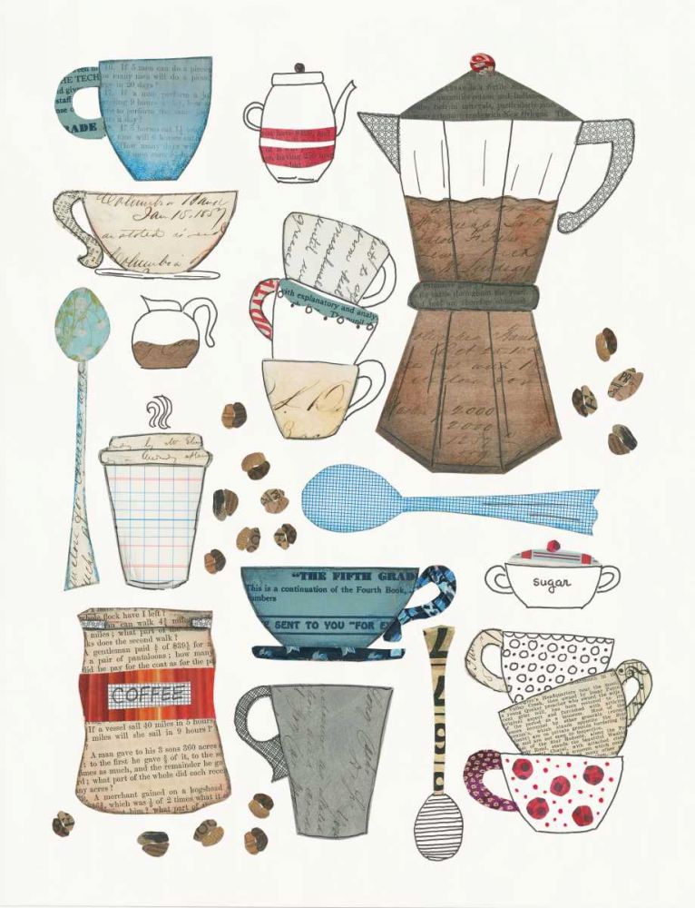 Coffee Chart I v2 art print by Courtney Prahl for $57.95 CAD