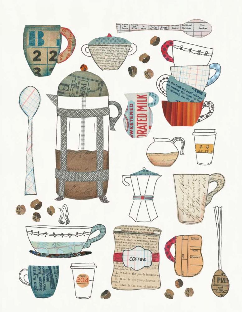 Coffee Chart II v2 art print by Courtney Prahl for $57.95 CAD