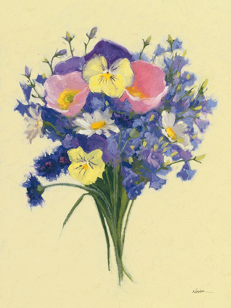 Periwinkle Nosegay II art print by Shirley Novak for $57.95 CAD
