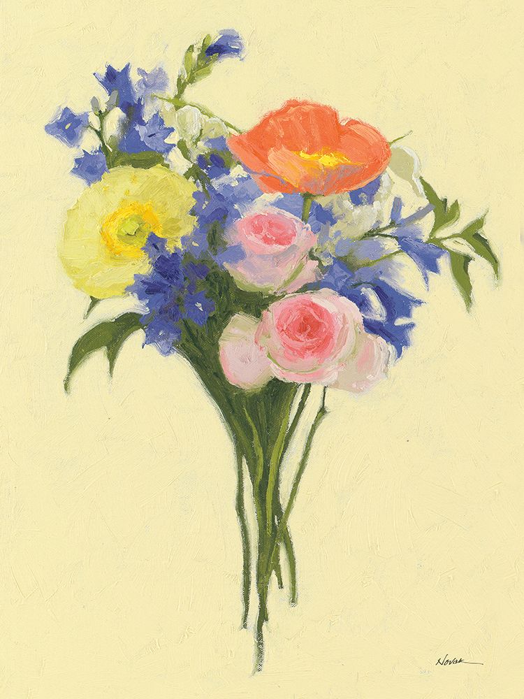 Periwinkle Nosegay III art print by Shirley Novak for $57.95 CAD