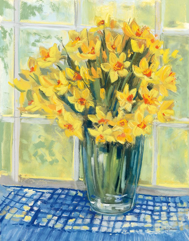 Windowsill Floral IV art print by Carol Rowan for $57.95 CAD