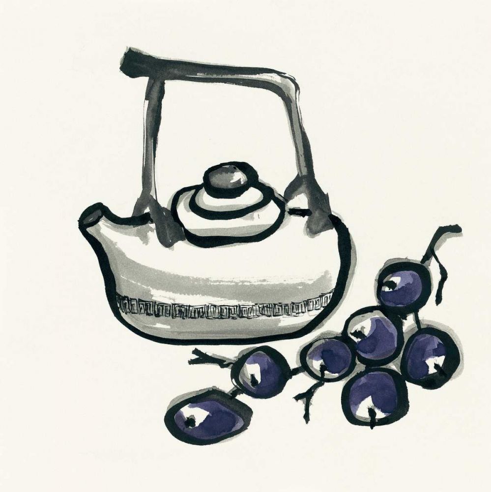 Tea and Grapes art print by Chris Paschke for $57.95 CAD