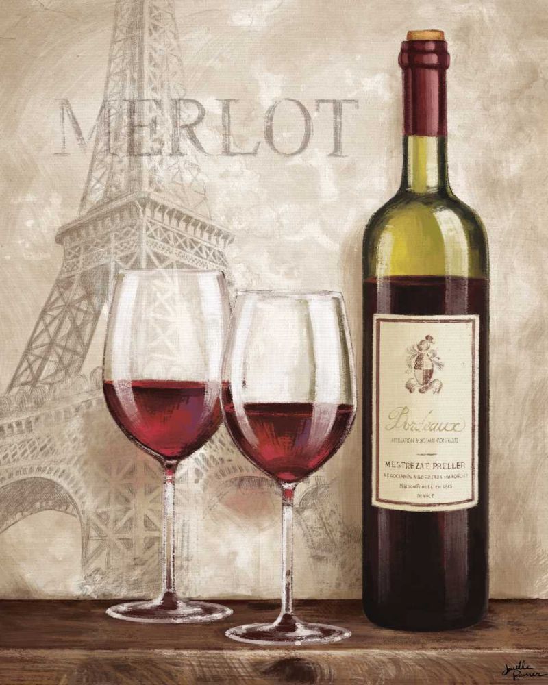 Wine in Paris III art print by Janelle Penner for $57.95 CAD