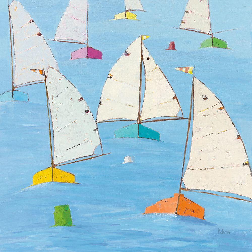 Regatta V art print by Phyllis Adams for $57.95 CAD