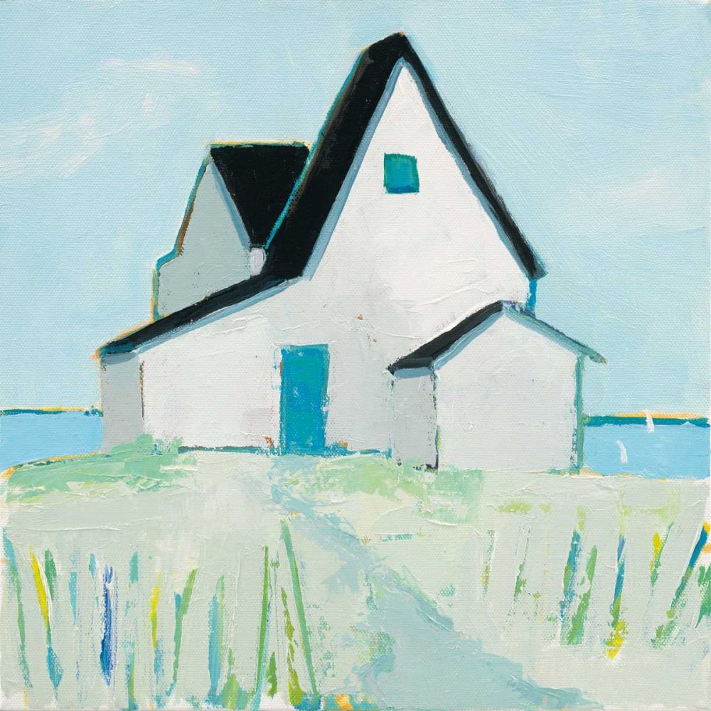 Cottage by the Sea art print by Phyllis Adams for $57.95 CAD