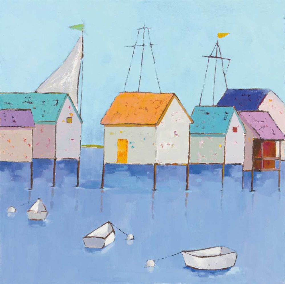 Boat House Row art print by Phyllis Adams for $57.95 CAD