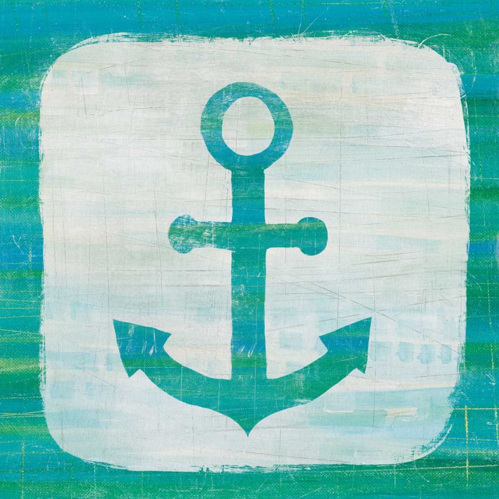 Ahoy III Blue Green art print by Melissa Averinos for $57.95 CAD