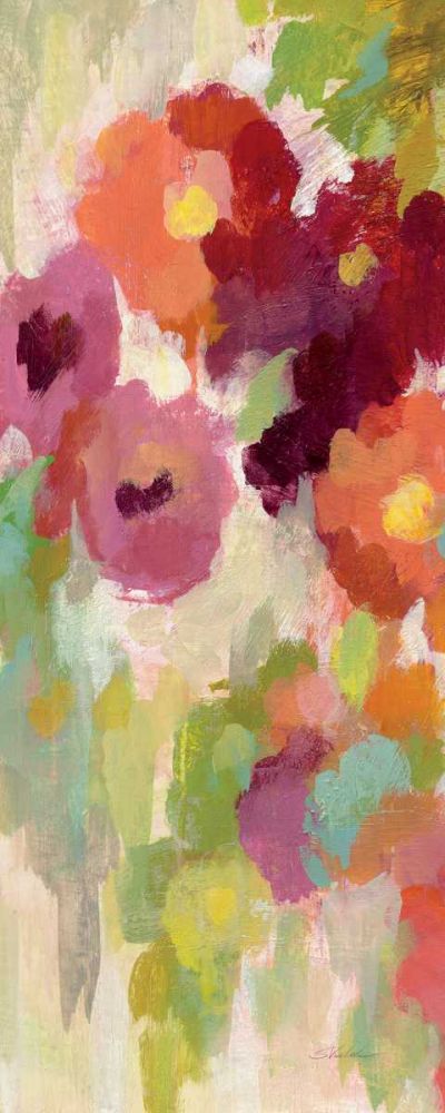 Coral and Emerald Garden I Panel I art print by Silvia Vassileva for $57.95 CAD