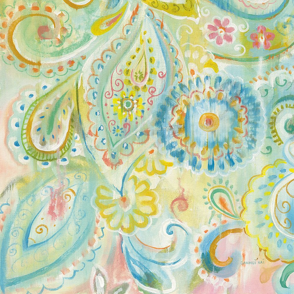 Spring Dream Paisley XII art print by Danhui Nai for $57.95 CAD