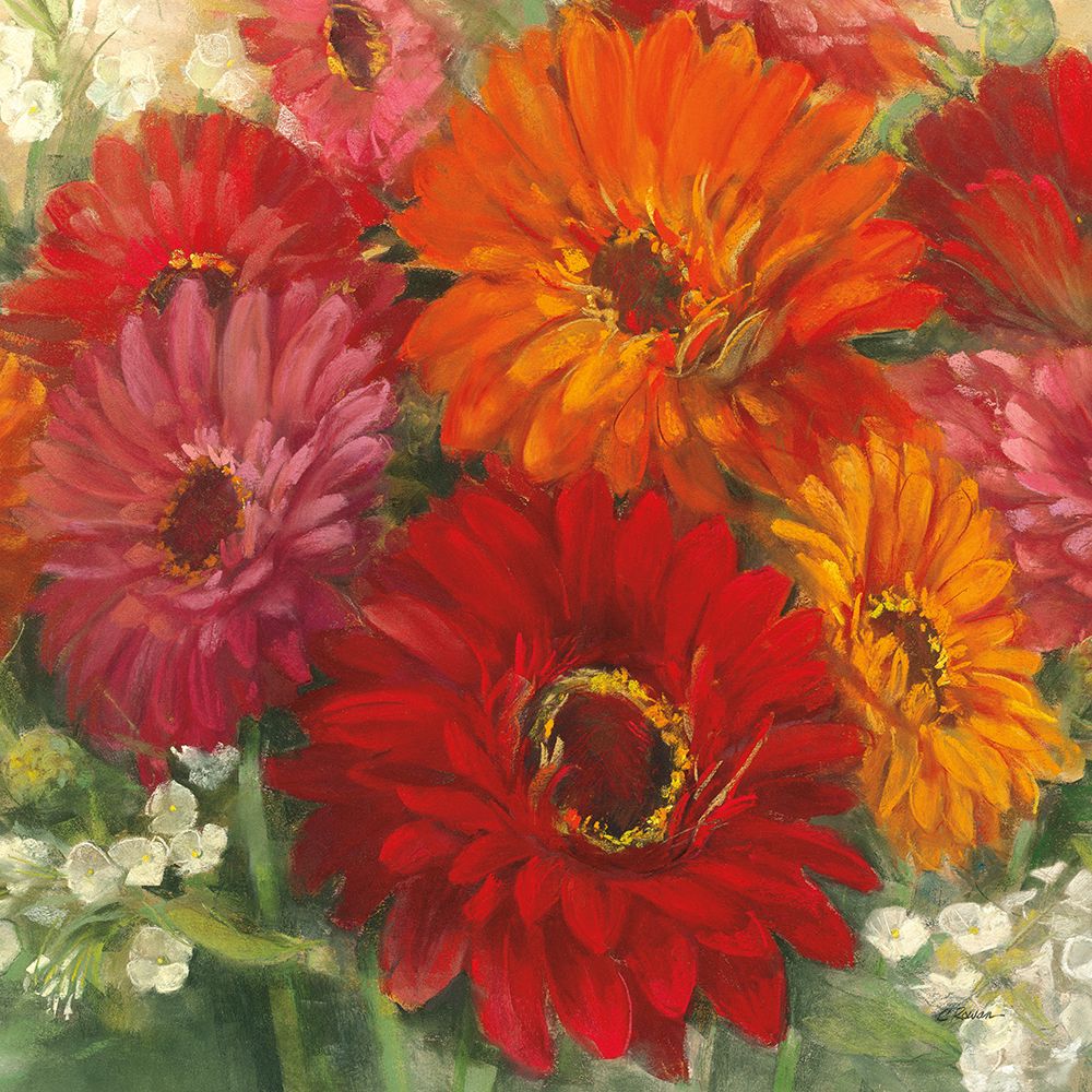 Summer Gerberas I art print by Carol Rowan for $57.95 CAD