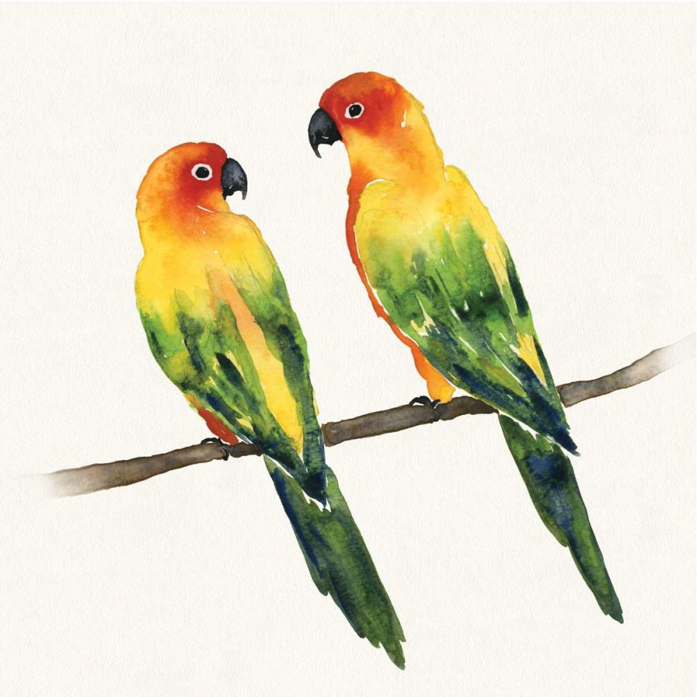 Tropical Fun Bird III art print by Harriet Sussman for $57.95 CAD