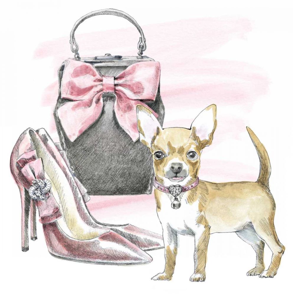 Glamour Pups I art print by Beth Grove for $57.95 CAD