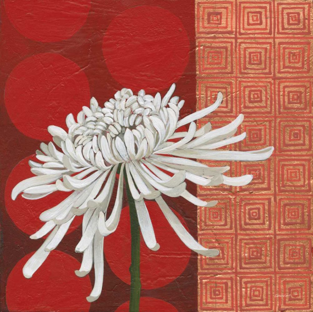 Morning Chrysanthemum II art print by Kathrine Lovell for $57.95 CAD