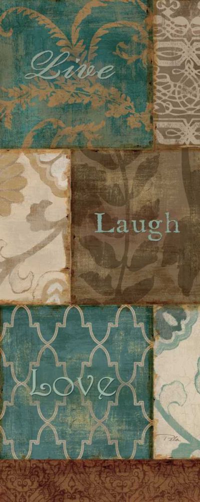 Live Laugh Love art print by Pela for $57.95 CAD