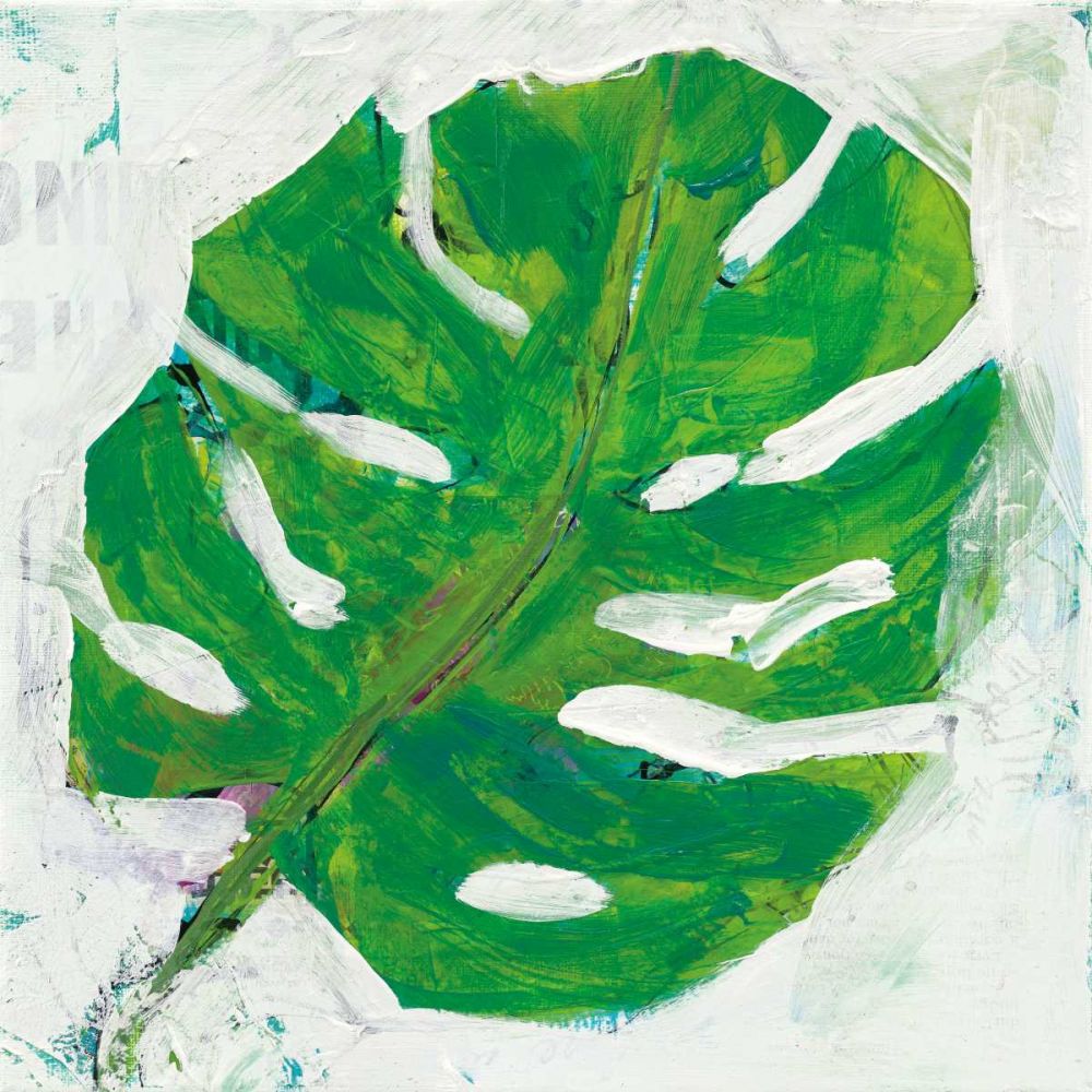 Single Leaf Play on White art print by Kellie Day for $57.95 CAD