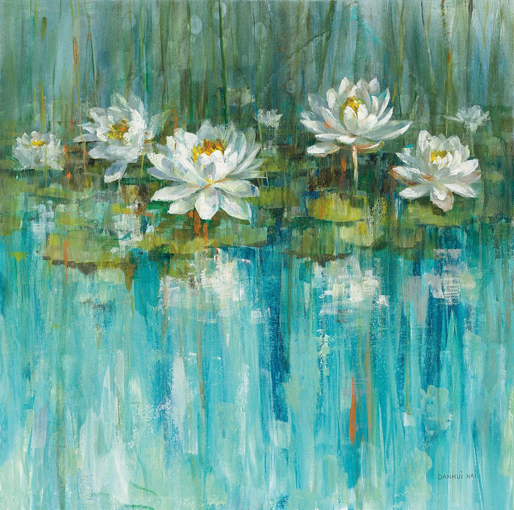 Water Lily Pond art print by Danhui Nai for $57.95 CAD