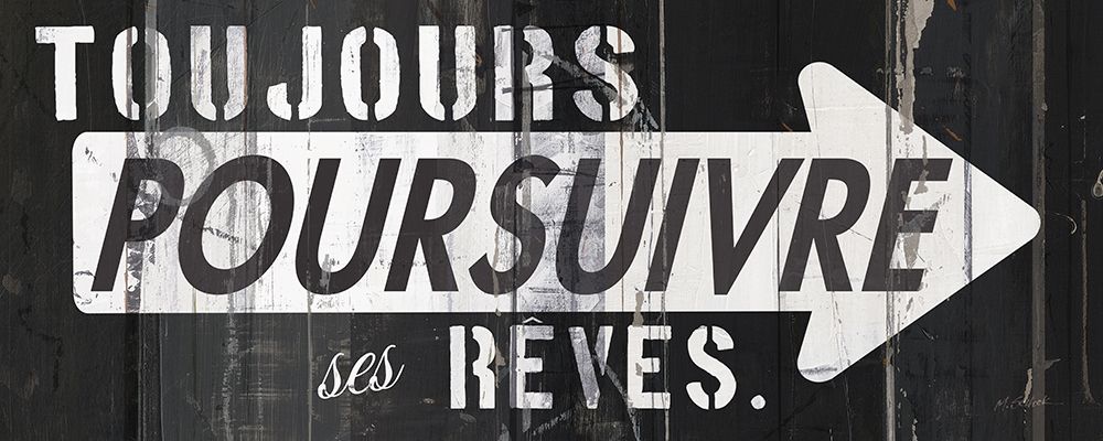 Toujours Poursuivre Ses Reves art print by Mike Schick for $57.95 CAD
