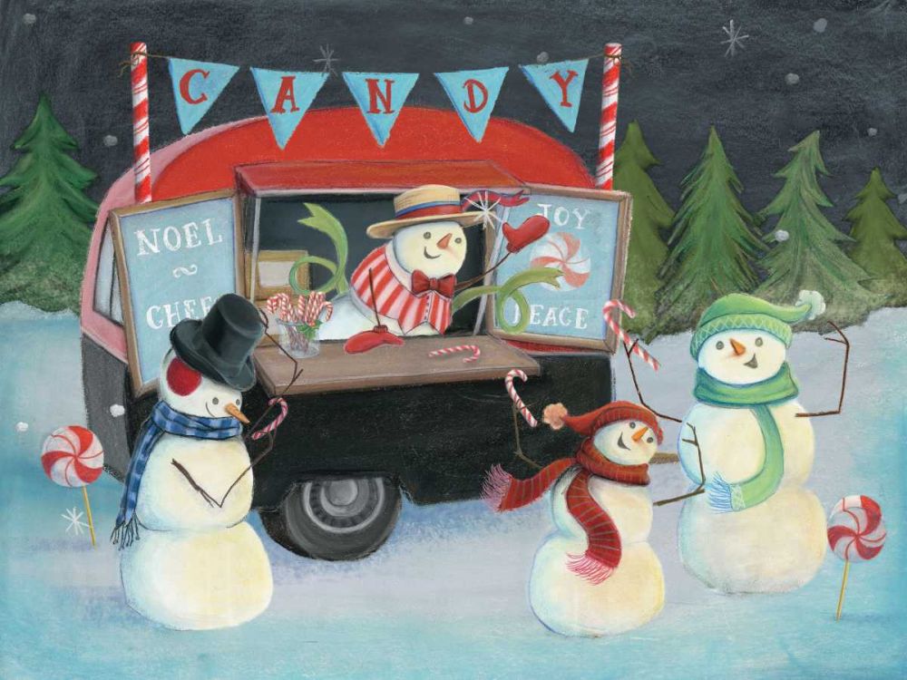 Christmas on Wheels I Light art print by Mary Urban for $57.95 CAD