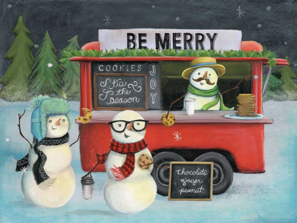 Christmas on Wheels III Light art print by Mary Urban for $57.95 CAD