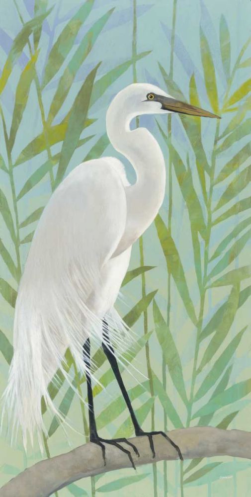 Egret by the Shore I art print by Kathrine Lovell for $57.95 CAD