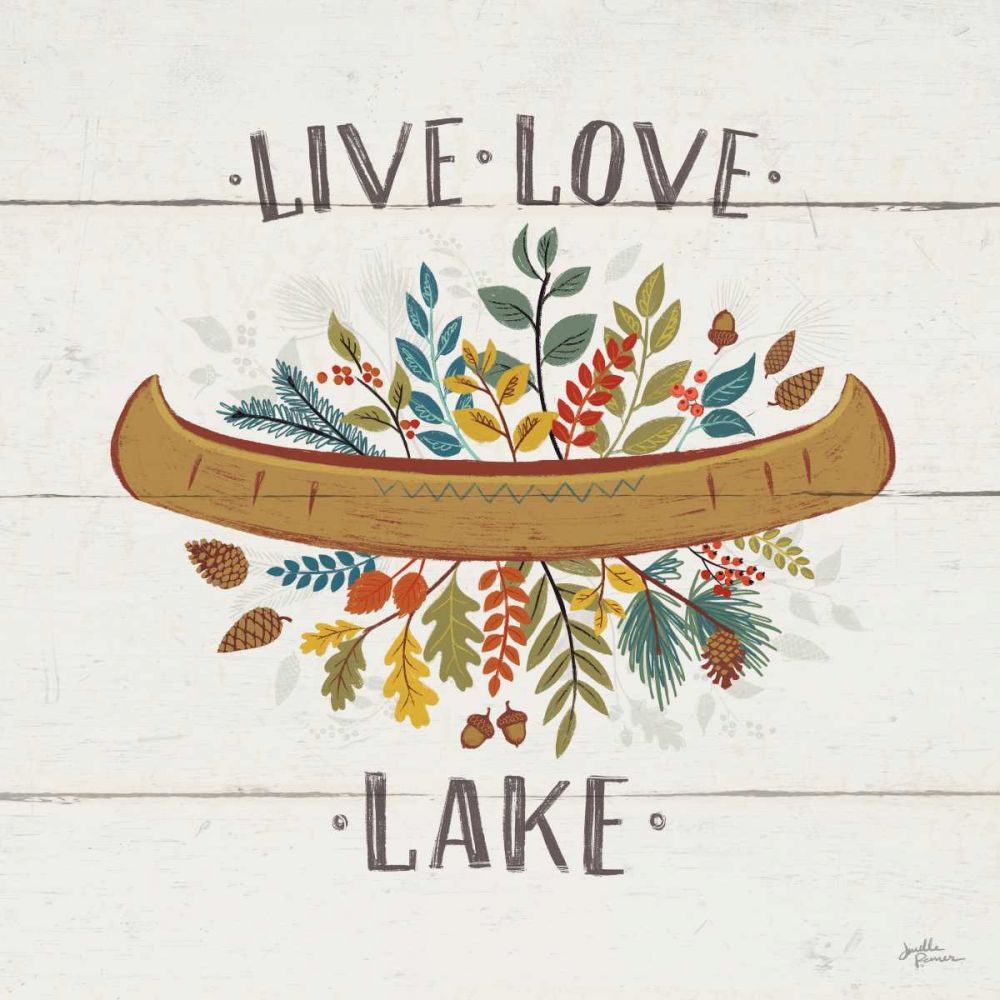 Peace and Lodge I art print by Janelle Penner for $57.95 CAD