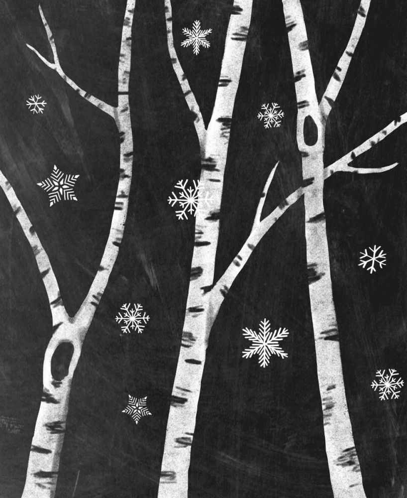 Snowy Birches III art print by Mary Urban for $57.95 CAD