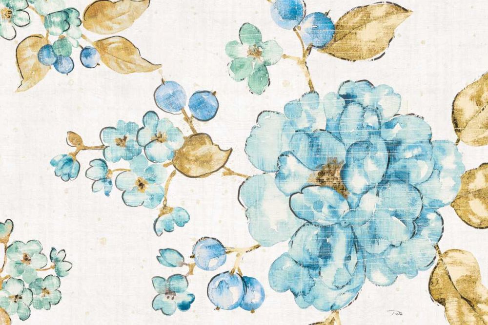 Blue Blossom I art print by Pela for $57.95 CAD