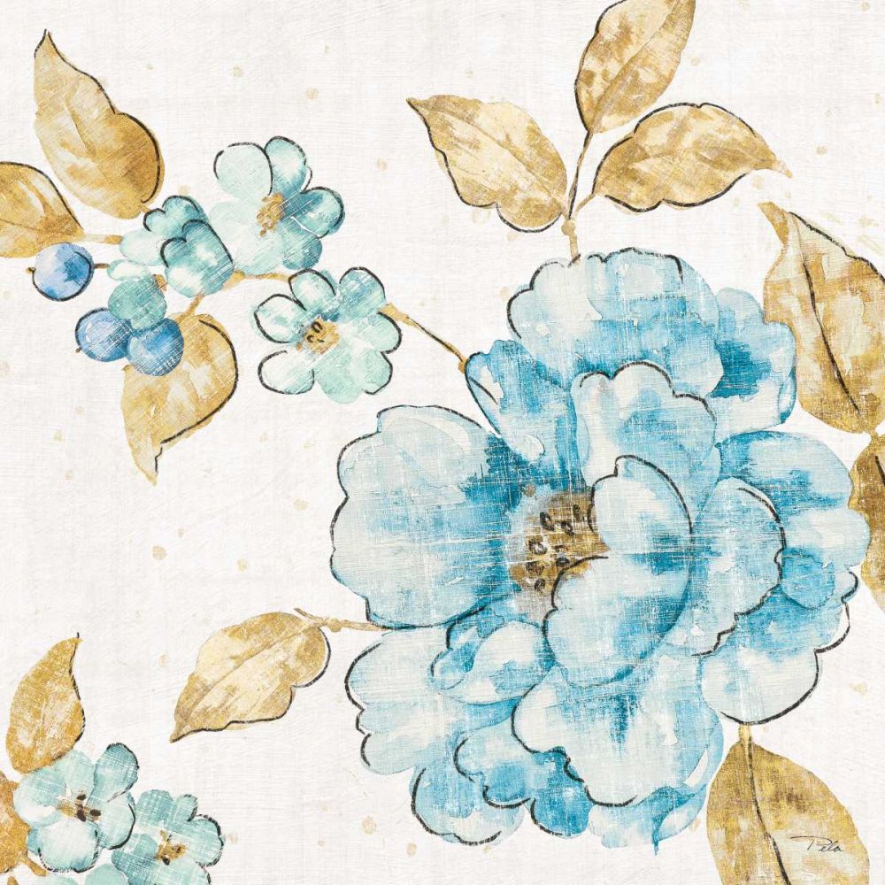 Blue Blossom III art print by Pela for $57.95 CAD