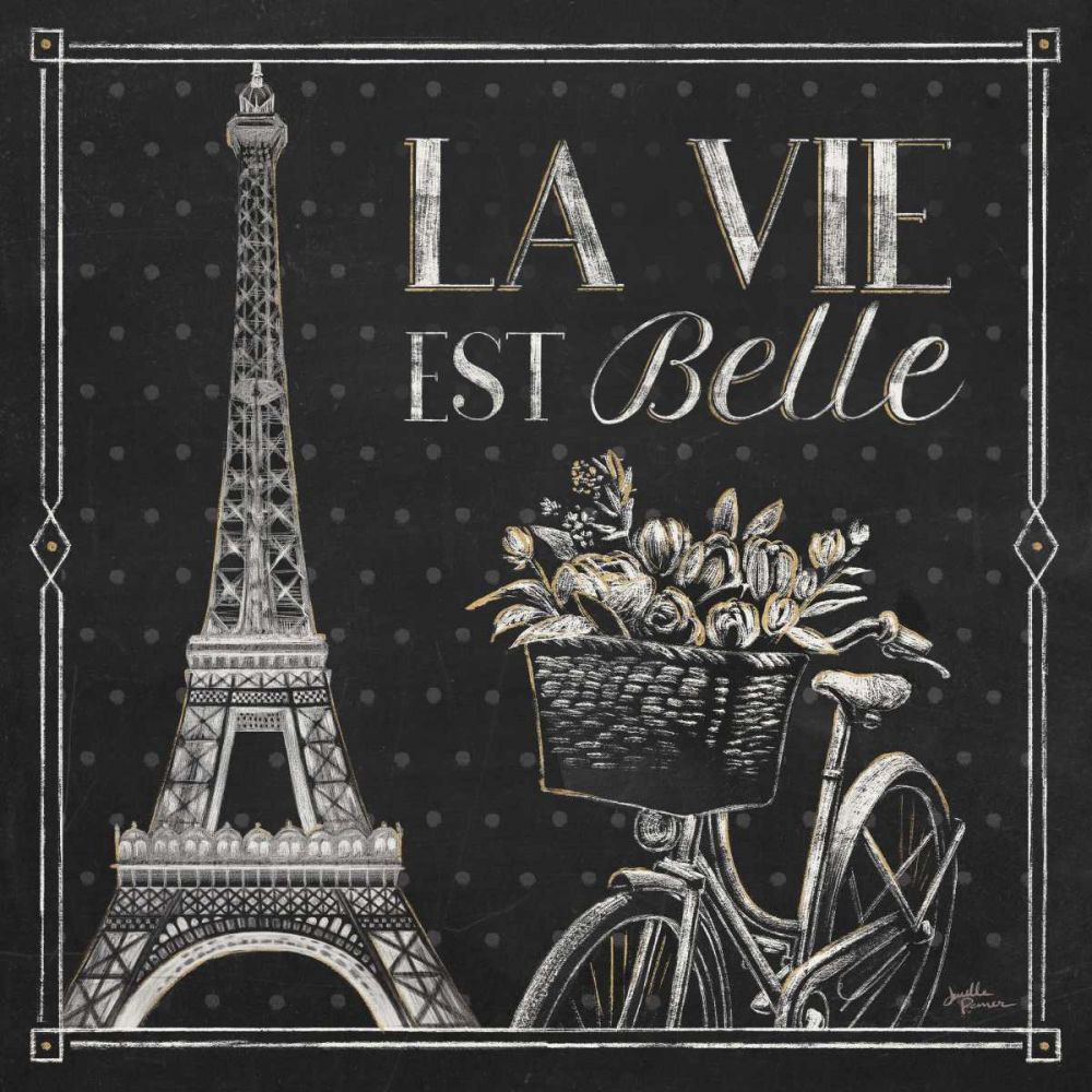 Vive Paris VI art print by Janelle Penner for $57.95 CAD