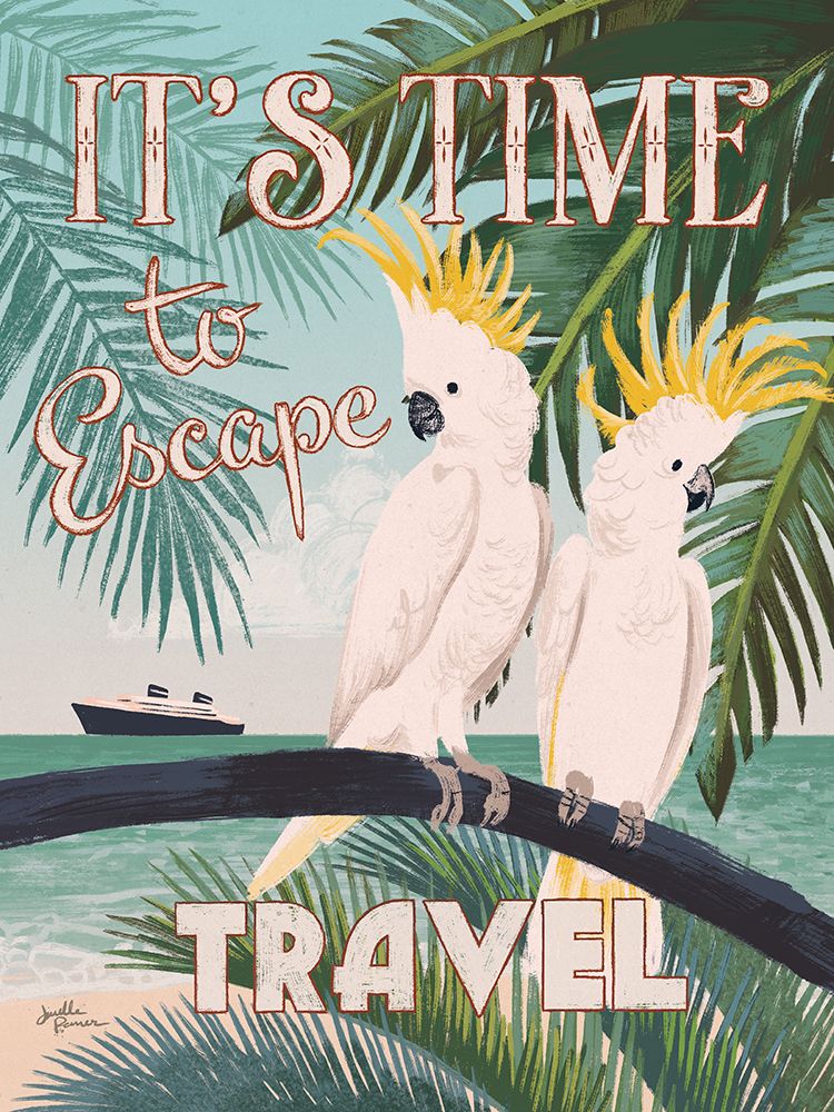 Welcome to Paradise IV art print by Janelle Penner for $57.95 CAD