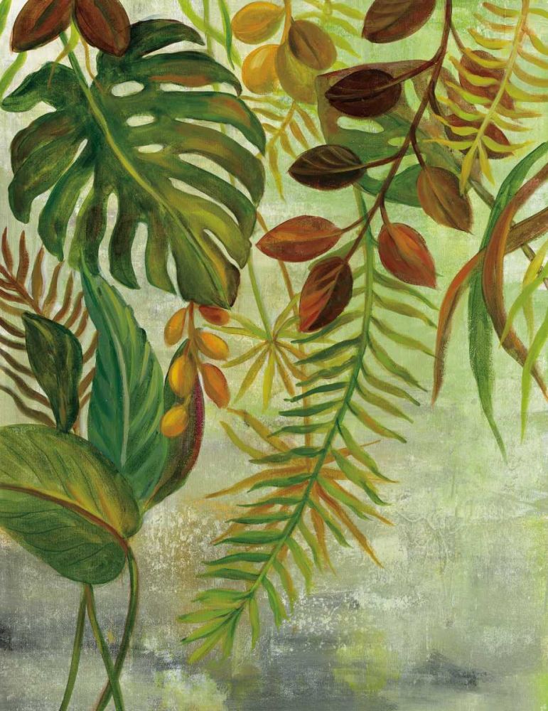 Tropical Greenery I art print by Silvia Vassileva for $57.95 CAD