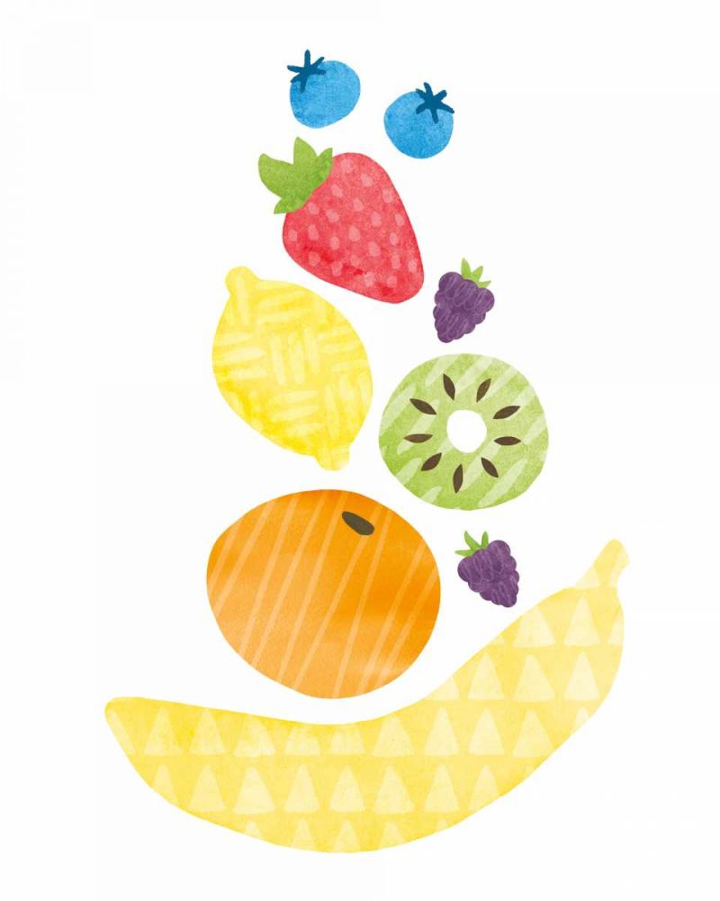 Funky Fruit I art print by Moira Hershey for $57.95 CAD