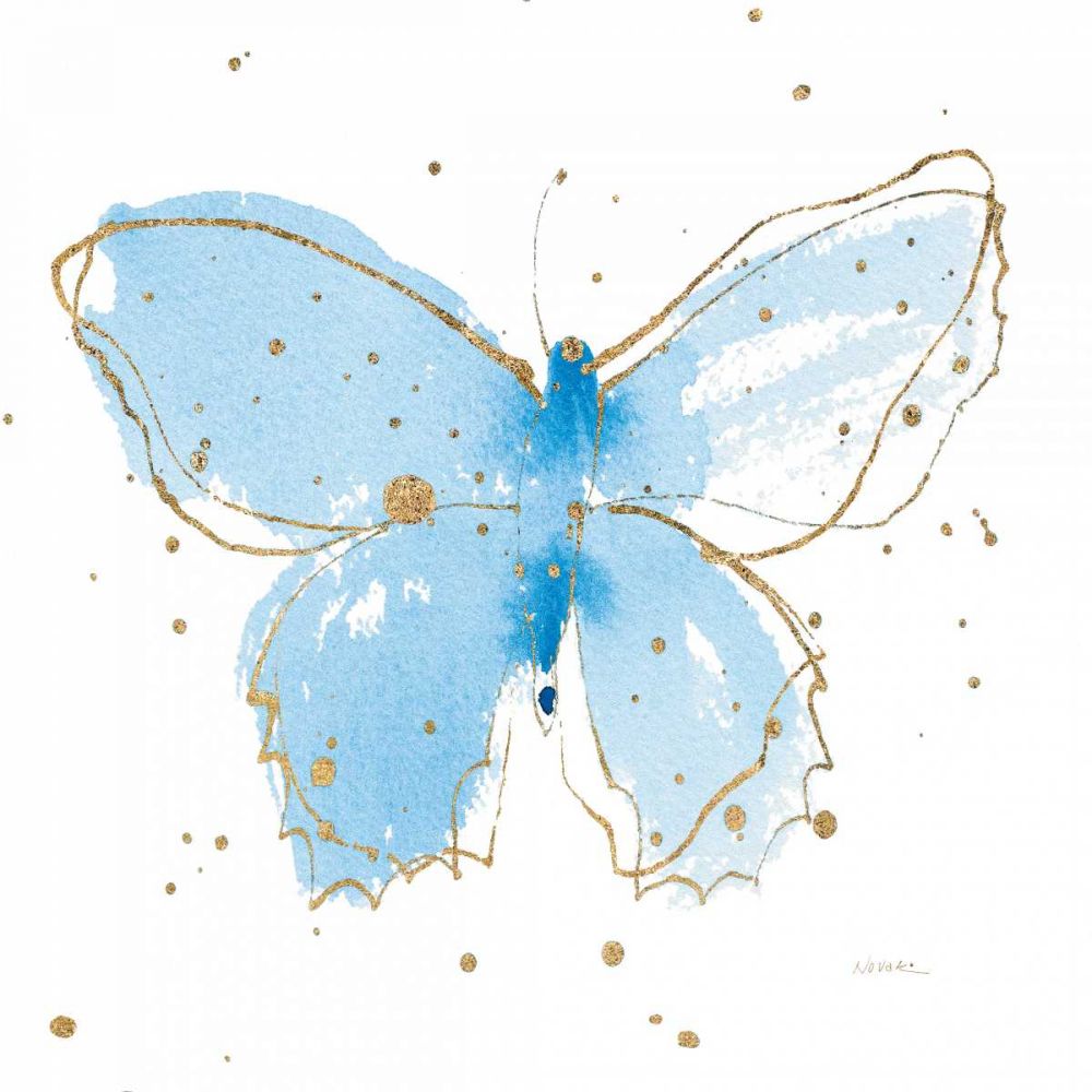 Gilded Butterflies III art print by Shirley Novak for $57.95 CAD