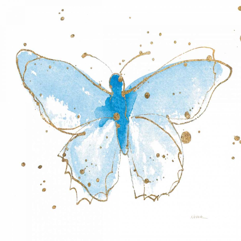 Gilded Butterflies IV art print by Shirley Novak for $57.95 CAD