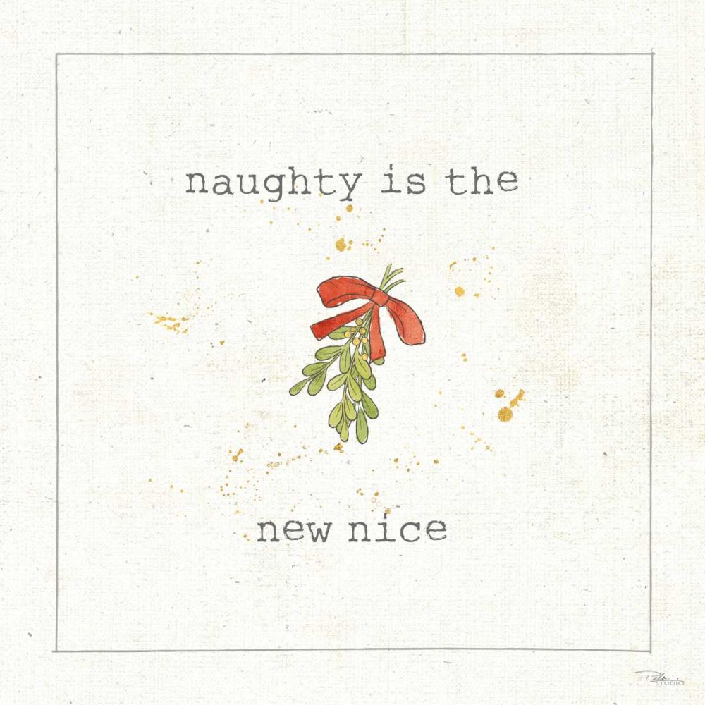 Christmas Cuties III - Naughty is the New Nice art print by Pela Studio for $57.95 CAD