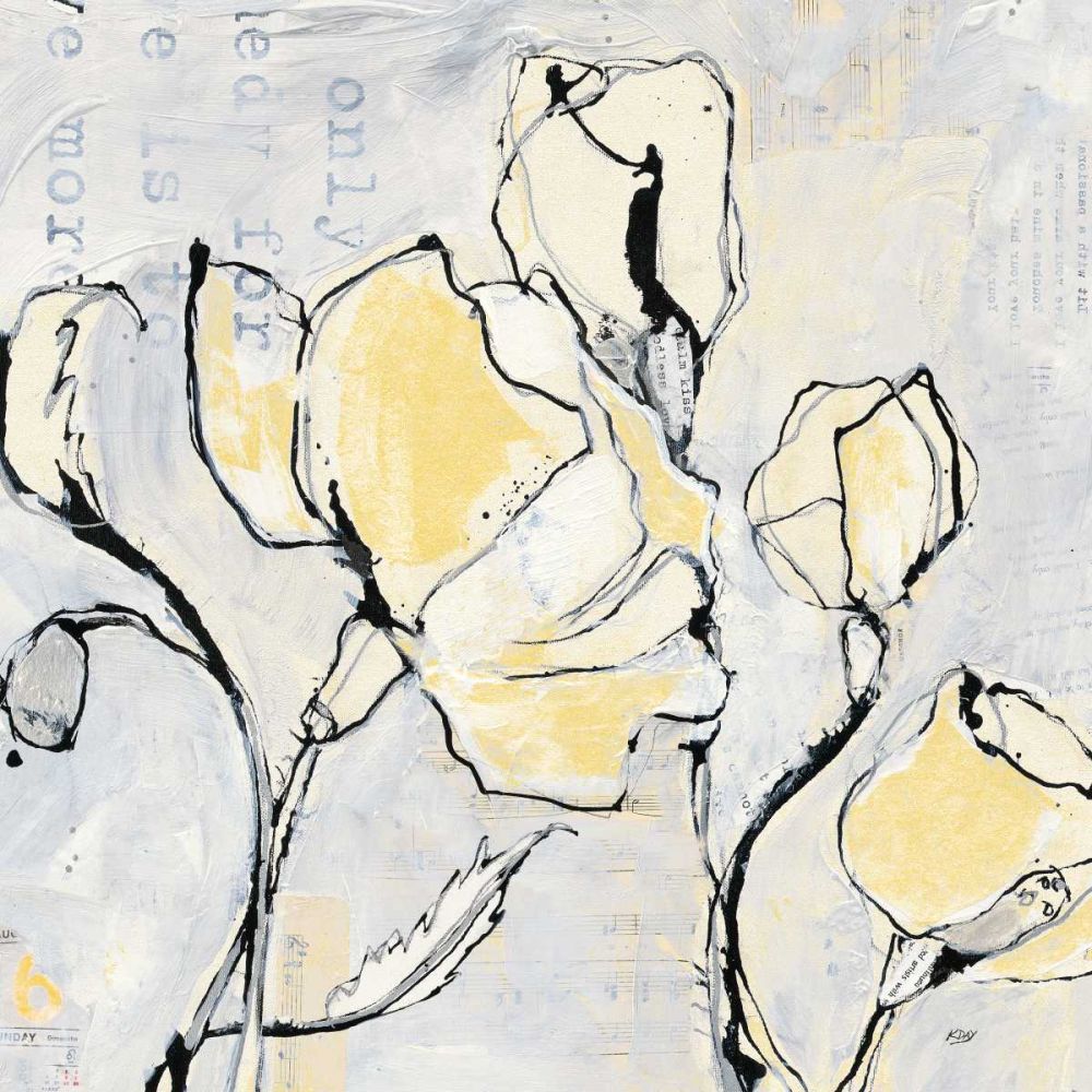 16 Again II with Yellow art print by Kellie Day for $57.95 CAD