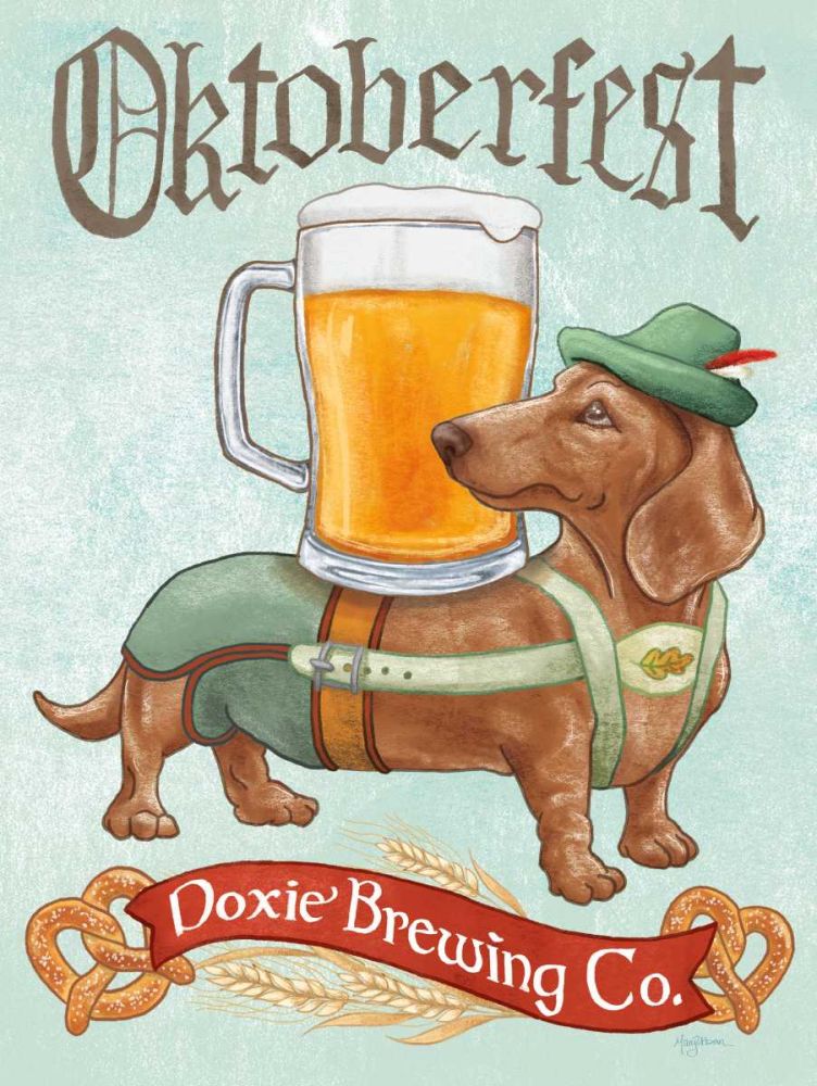 Beer Dogs III art print by Mary Urban for $57.95 CAD