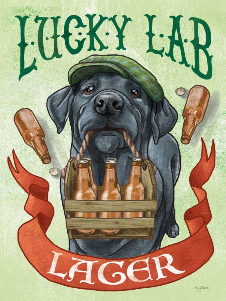 Beer Dogs V art print by Mary Urban for $57.95 CAD
