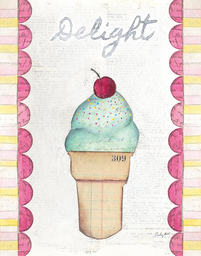 The Scoop IV Border art print by Courtney Prahl for $57.95 CAD
