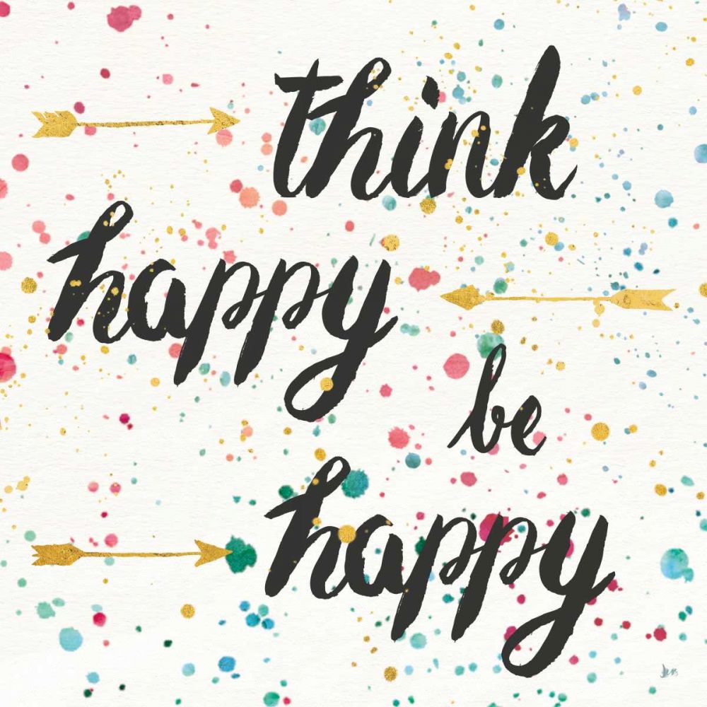 Think Happy II art print by Jess Aiken for $57.95 CAD