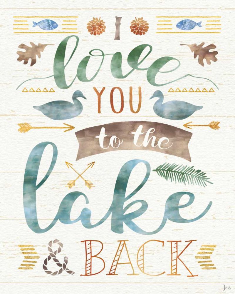 Lake Love II art print by Jess Aiken for $57.95 CAD