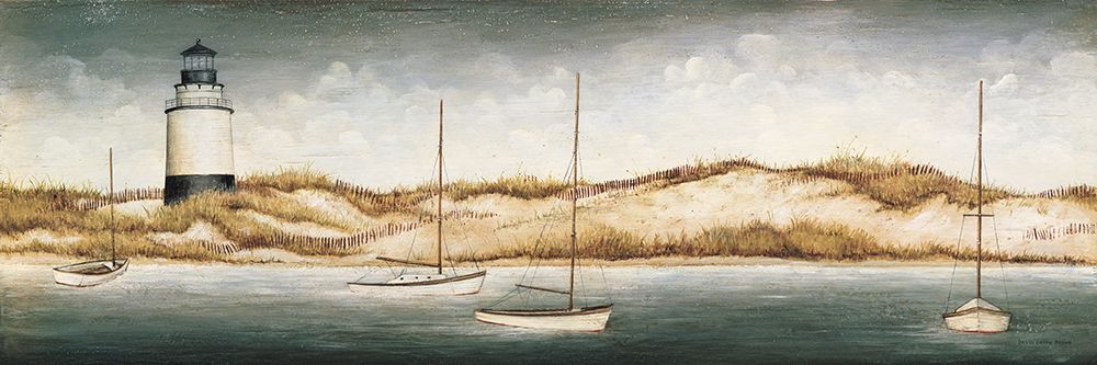 Sailboats off the Coast art print by David Carter Brown for $57.95 CAD