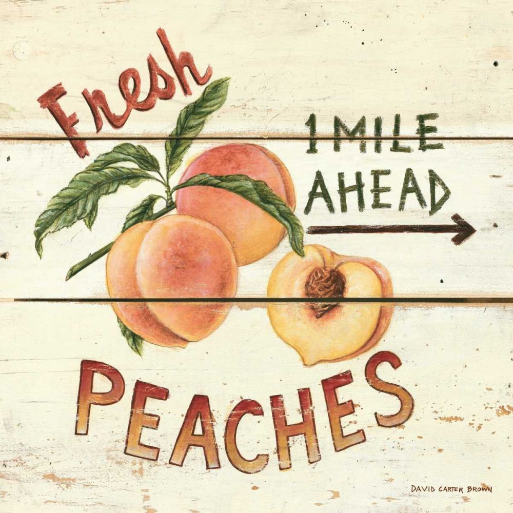 Fresh Peaches art print by David Carter Brown for $57.95 CAD