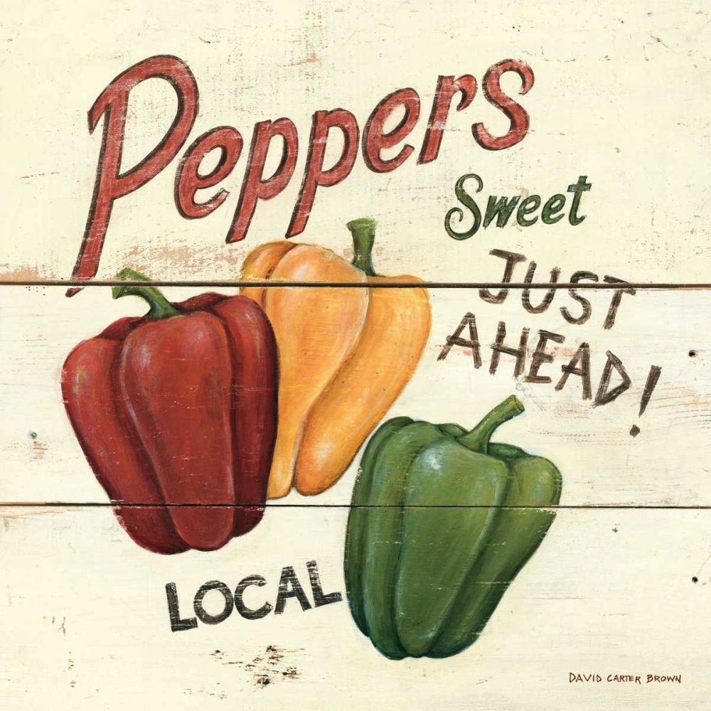 Sweet Peppers art print by David Carter Brown for $57.95 CAD