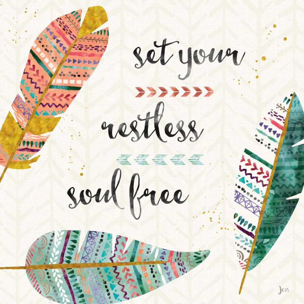 Light as a Feather II art print by Jess Aiken for $57.95 CAD