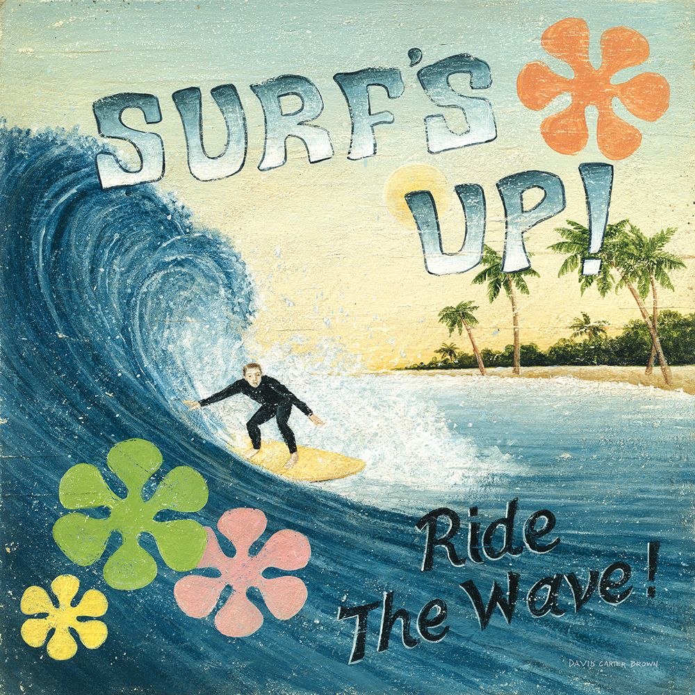 Surfs Up art print by David Carter Brown for $57.95 CAD