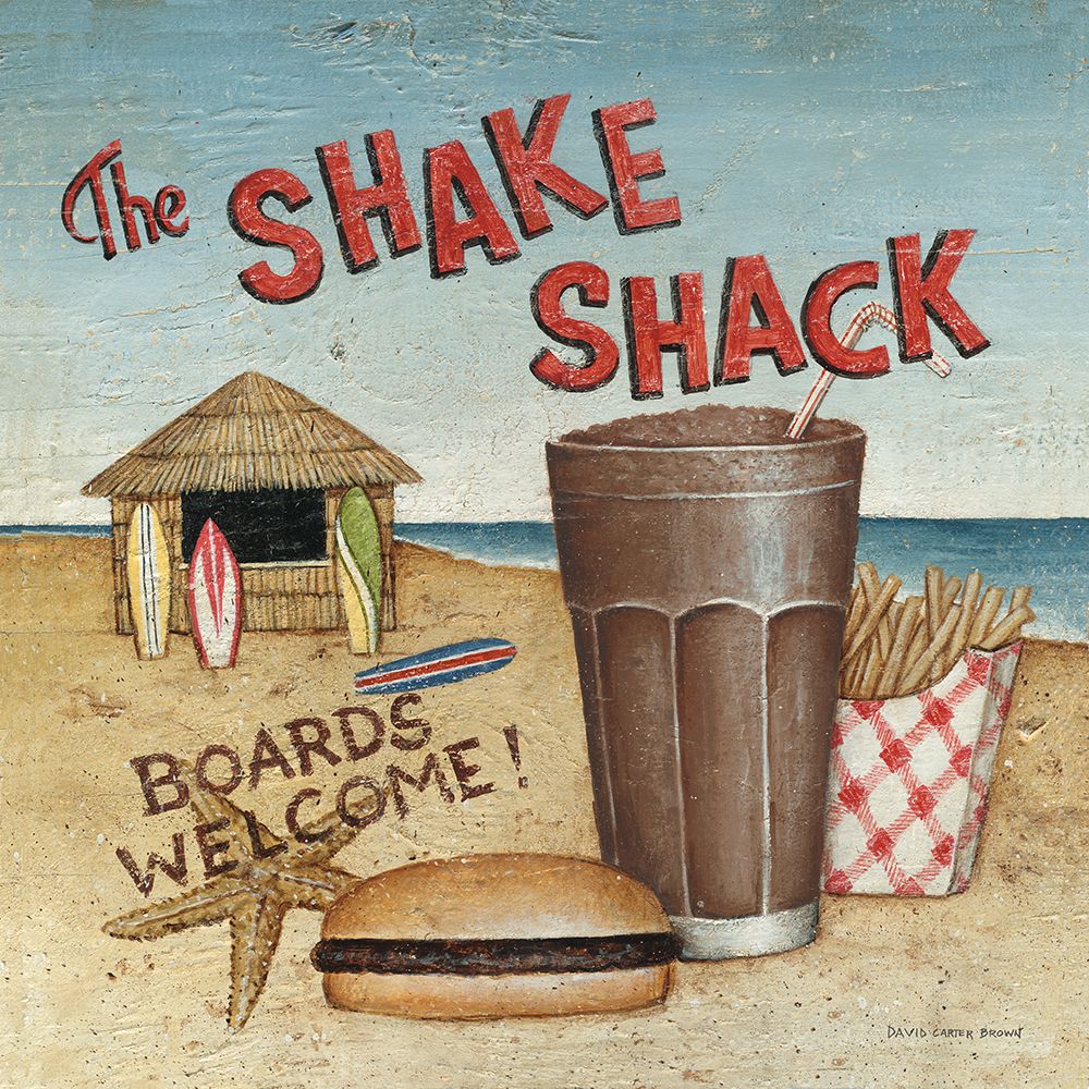 The Shake Shack art print by David Carter Brown for $57.95 CAD
