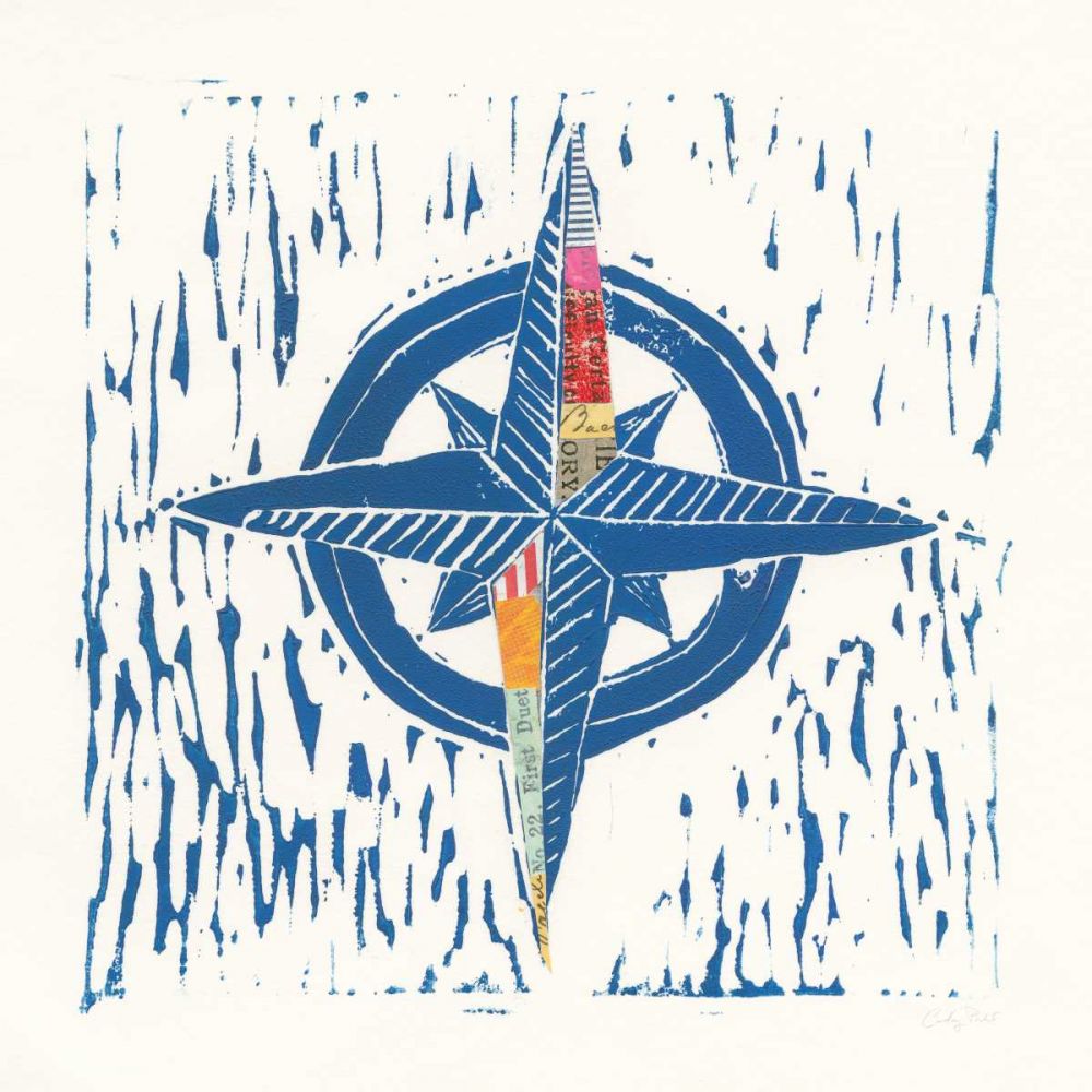 Nautical Collage I art print by Courtney Prahl for $57.95 CAD