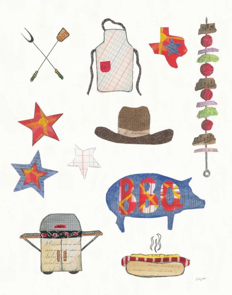 Summer Grilling III art print by Courtney Prahl for $57.95 CAD