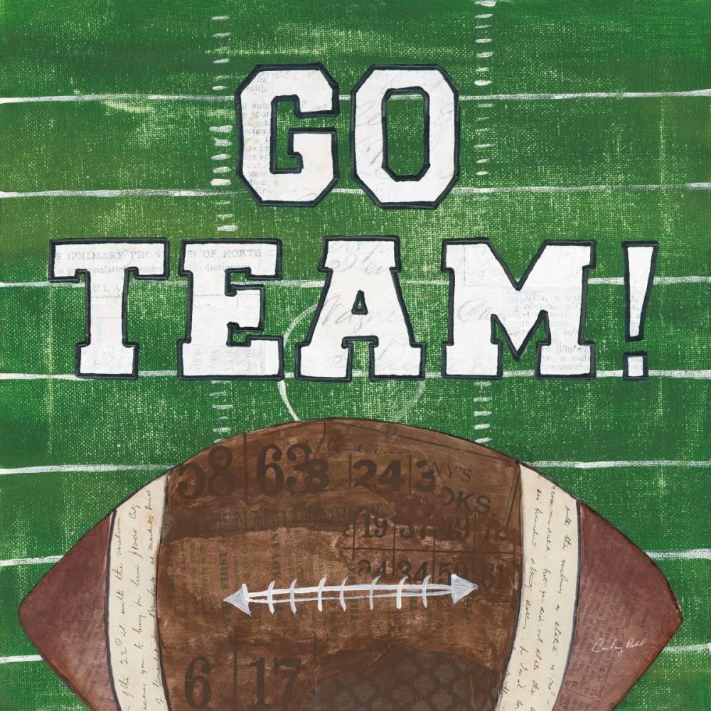 On the Field I Go Team art print by Courtney Prahl for $57.95 CAD